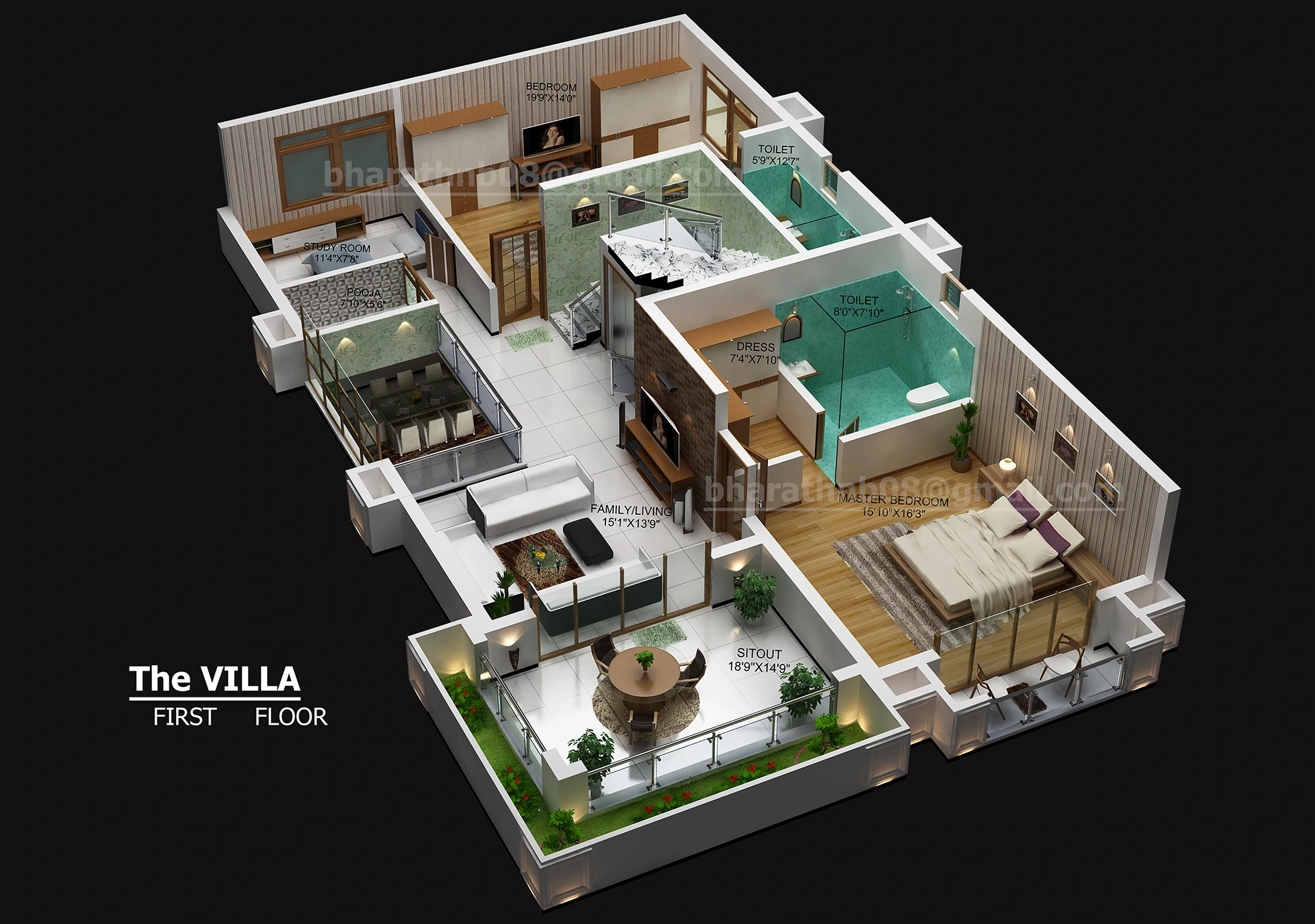 Second Floor — Isometric